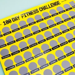 100 Day Fitness Challenge krasposter