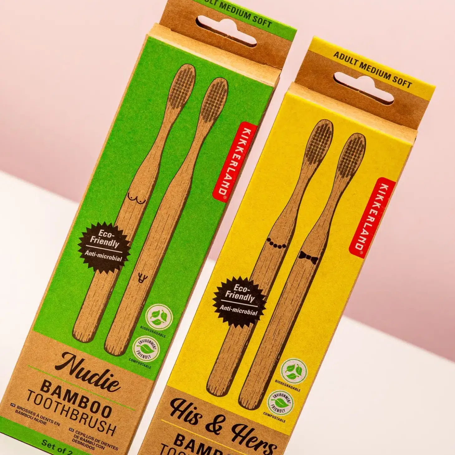 Bamboe tandenborstels (set van 2)