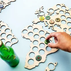 Bierdopjes wereldkaart