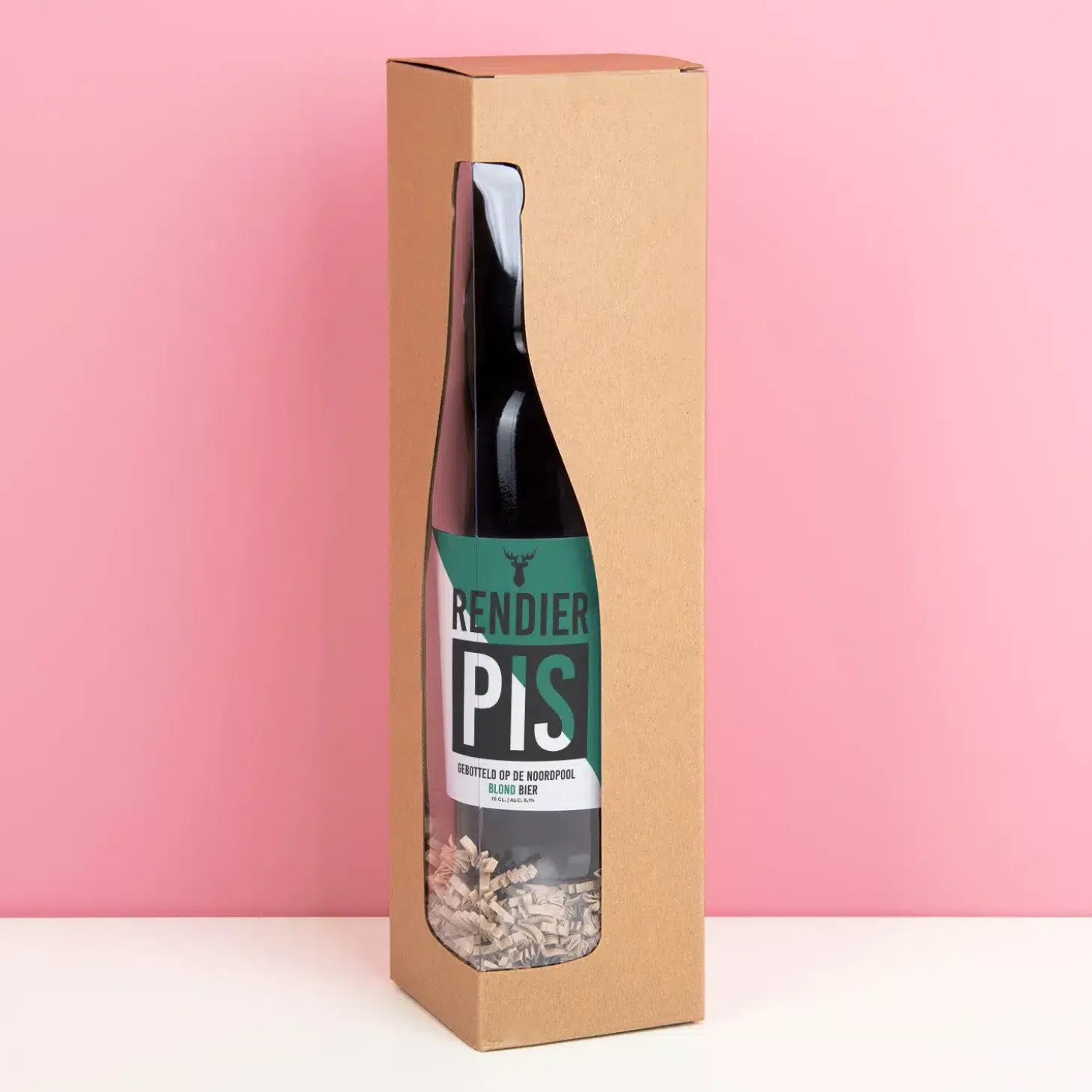 Bierfles Rendier pis (750 ml)