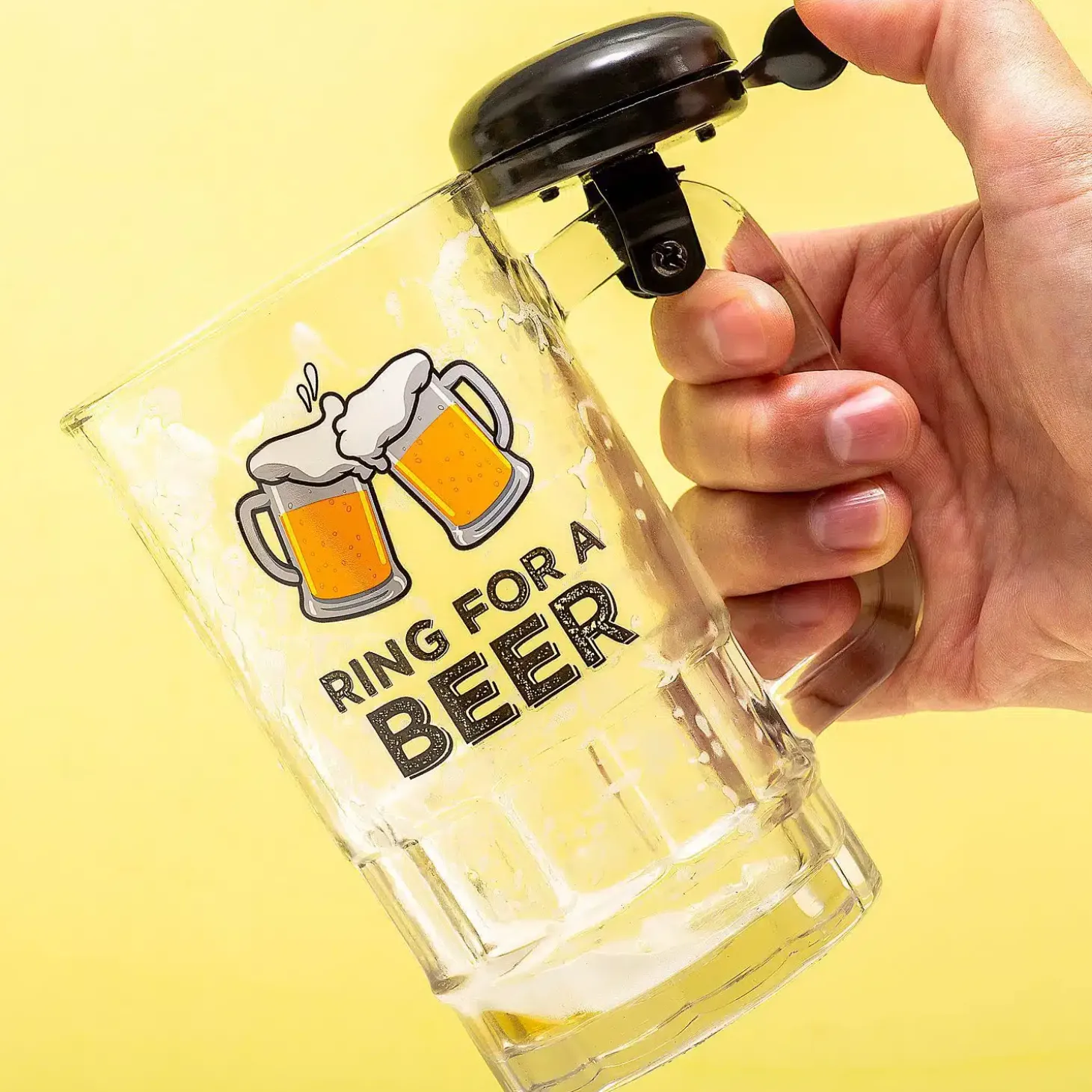 Bierpul met fietsbel