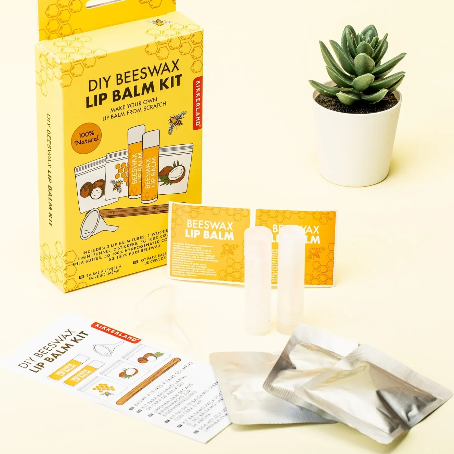 Bijenwas lippenbalsem DIY set