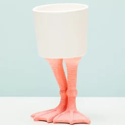 Bloempot met flamingopoten