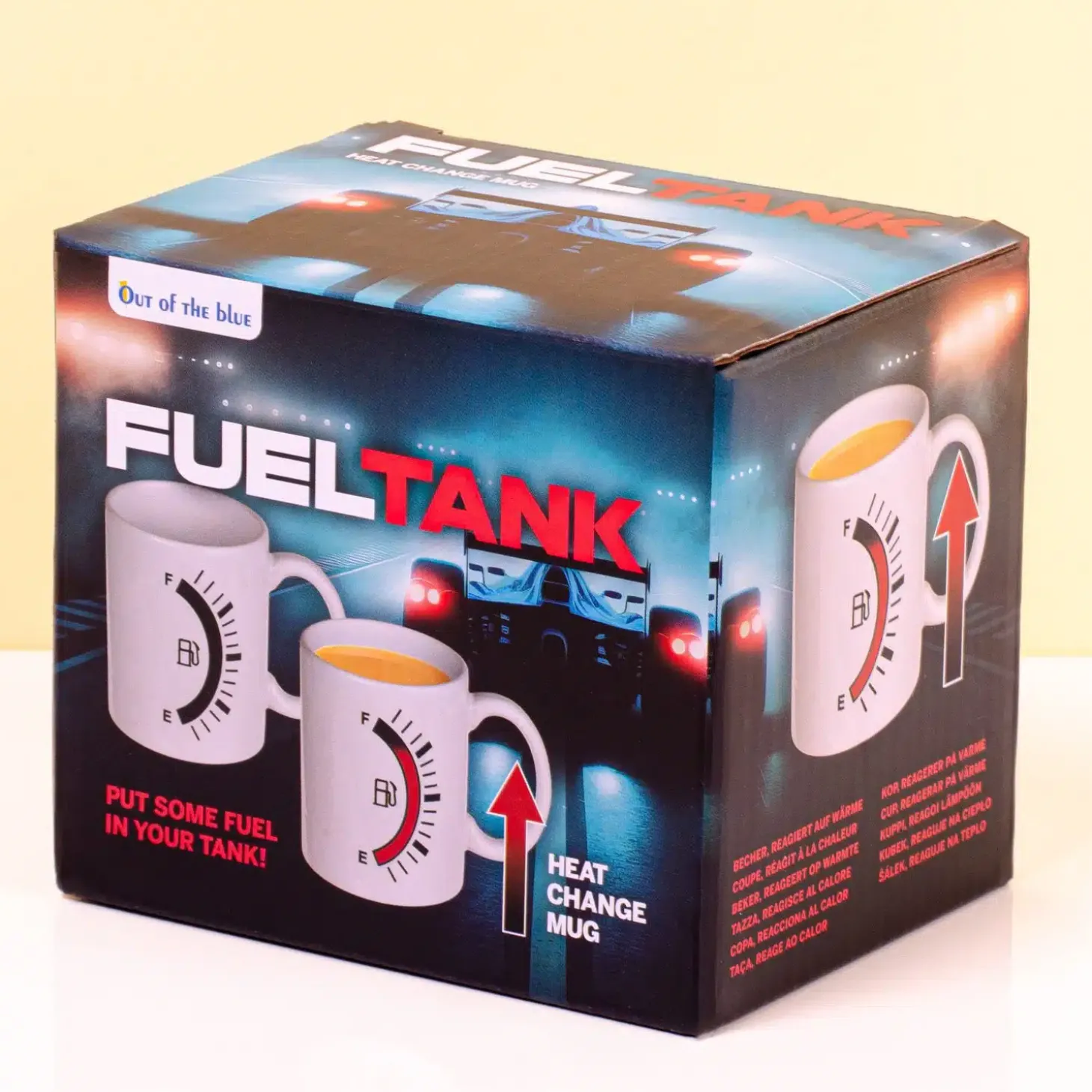 Brandstoftank warmtegevoelige mok