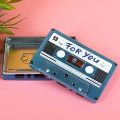 Cassettebandje opbergblikje