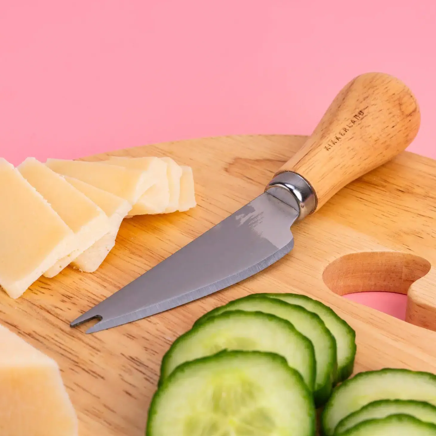 Champignon snijplank met kaasmes