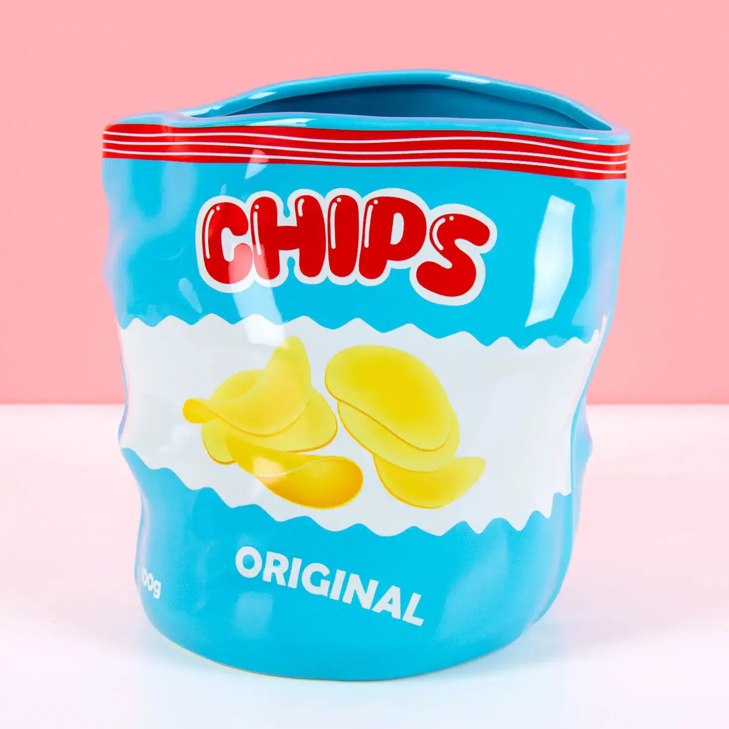 Chipszak bloempot