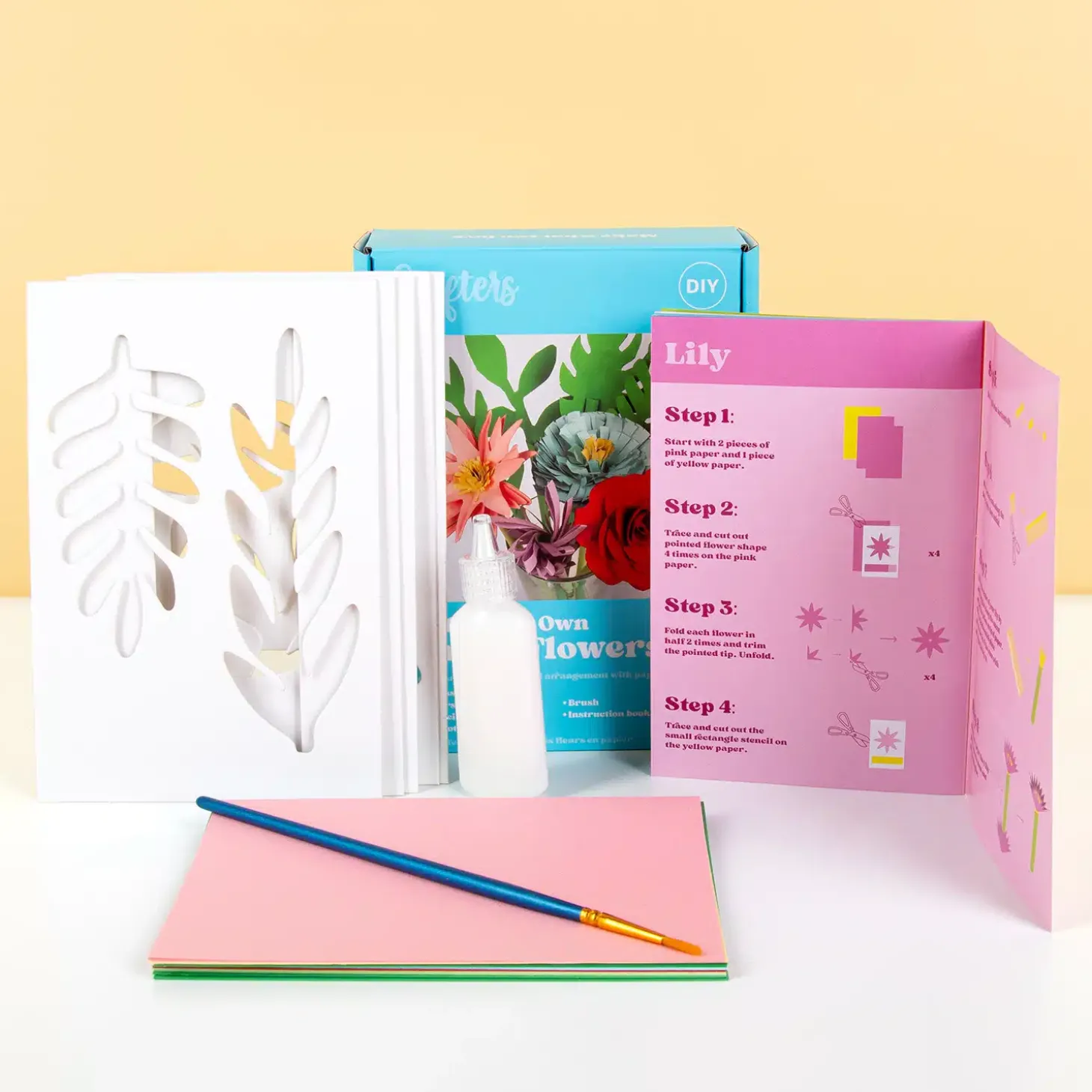 DIY papieren bloemen
