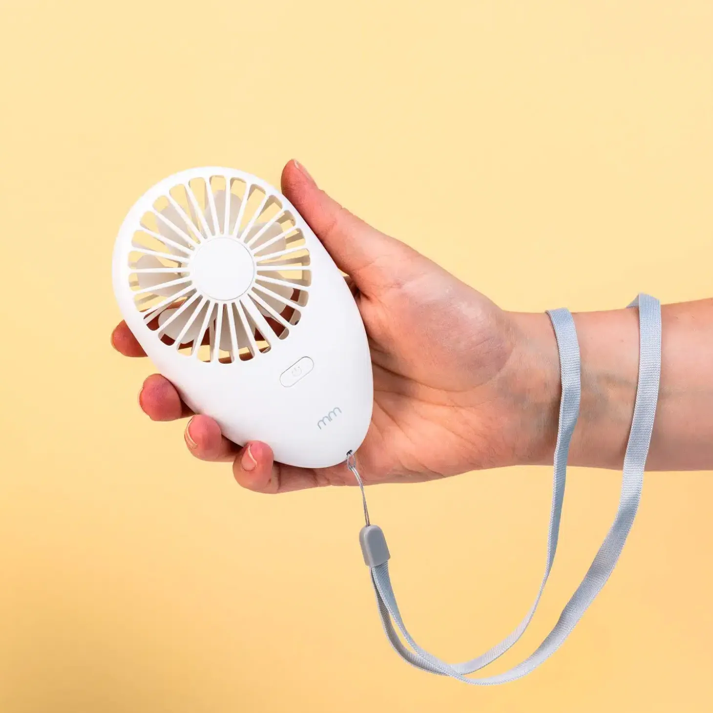 Draagbare mini ventilator met ledverlichting