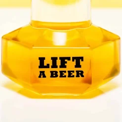 Dumbbell bierglas