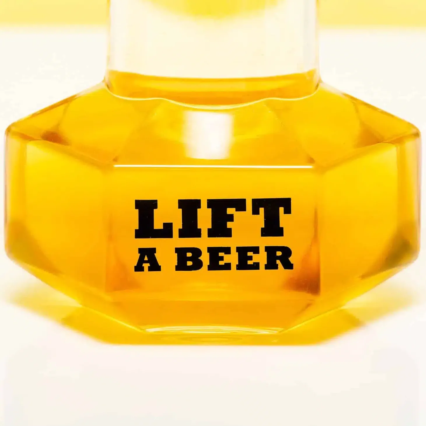 Dumbbell bierglas