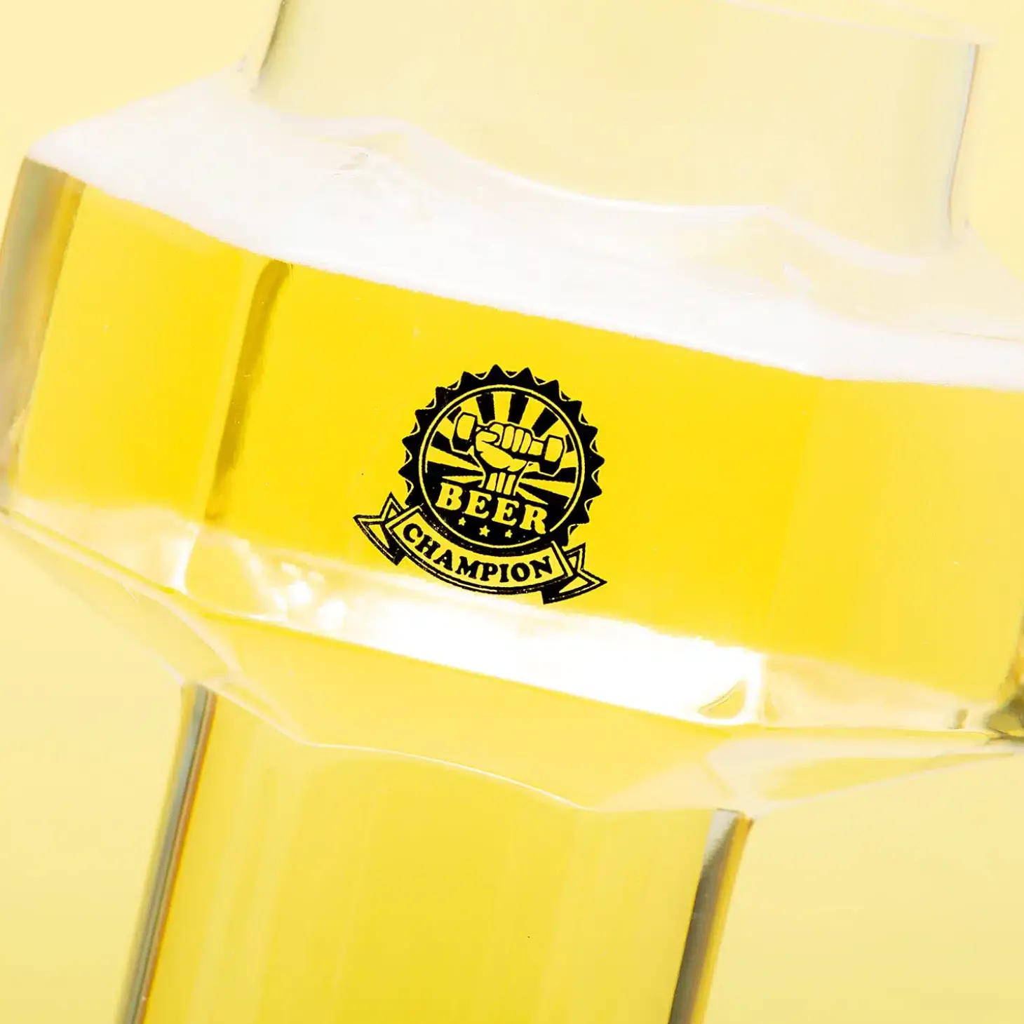 Dumbbell bierglas