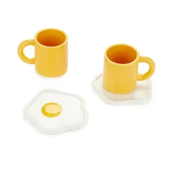 Ei mok en schotel (set van 4)