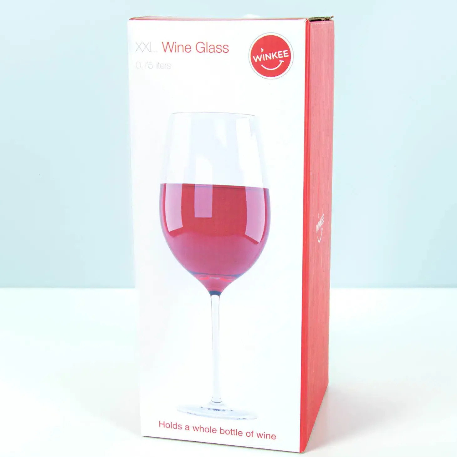 Extra groot wijnglas (0,75 liter)