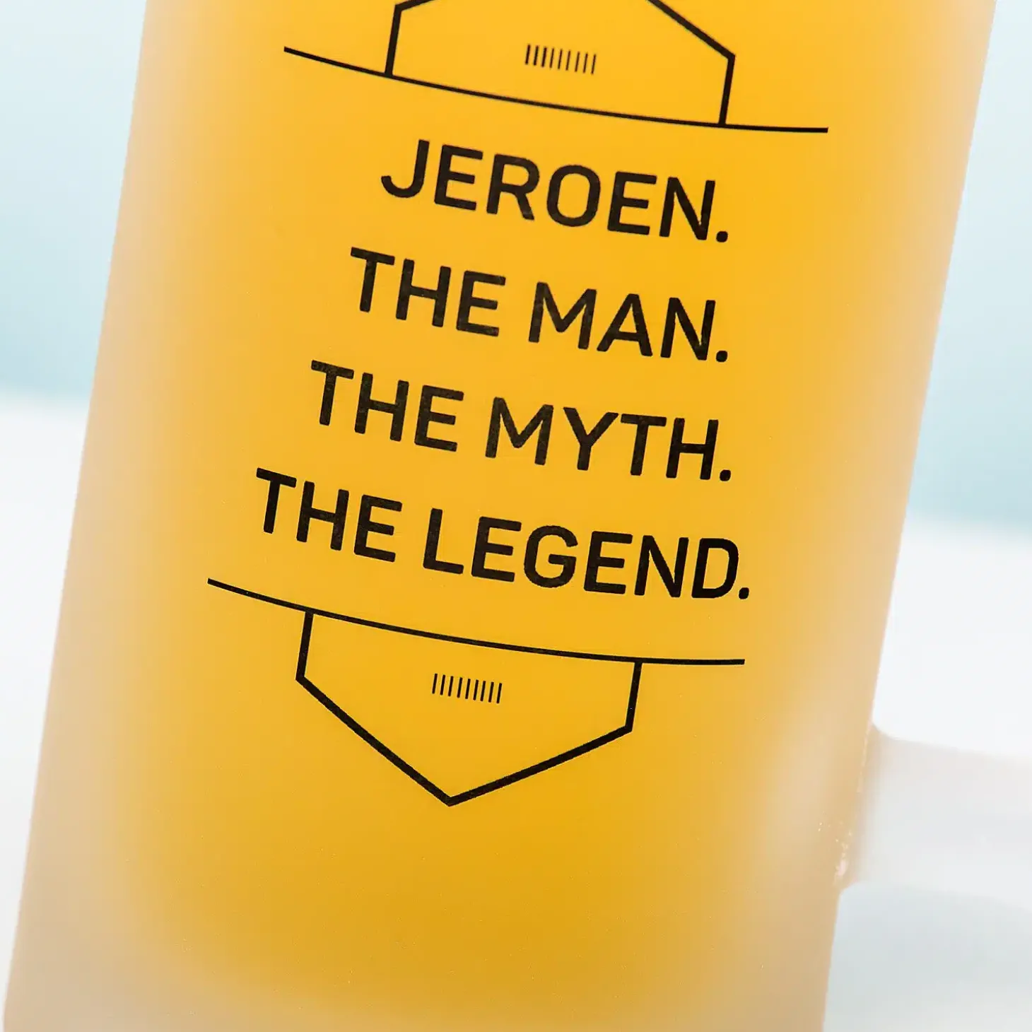 Gepersonaliseerde Bierpul The Man The Myth The Legend