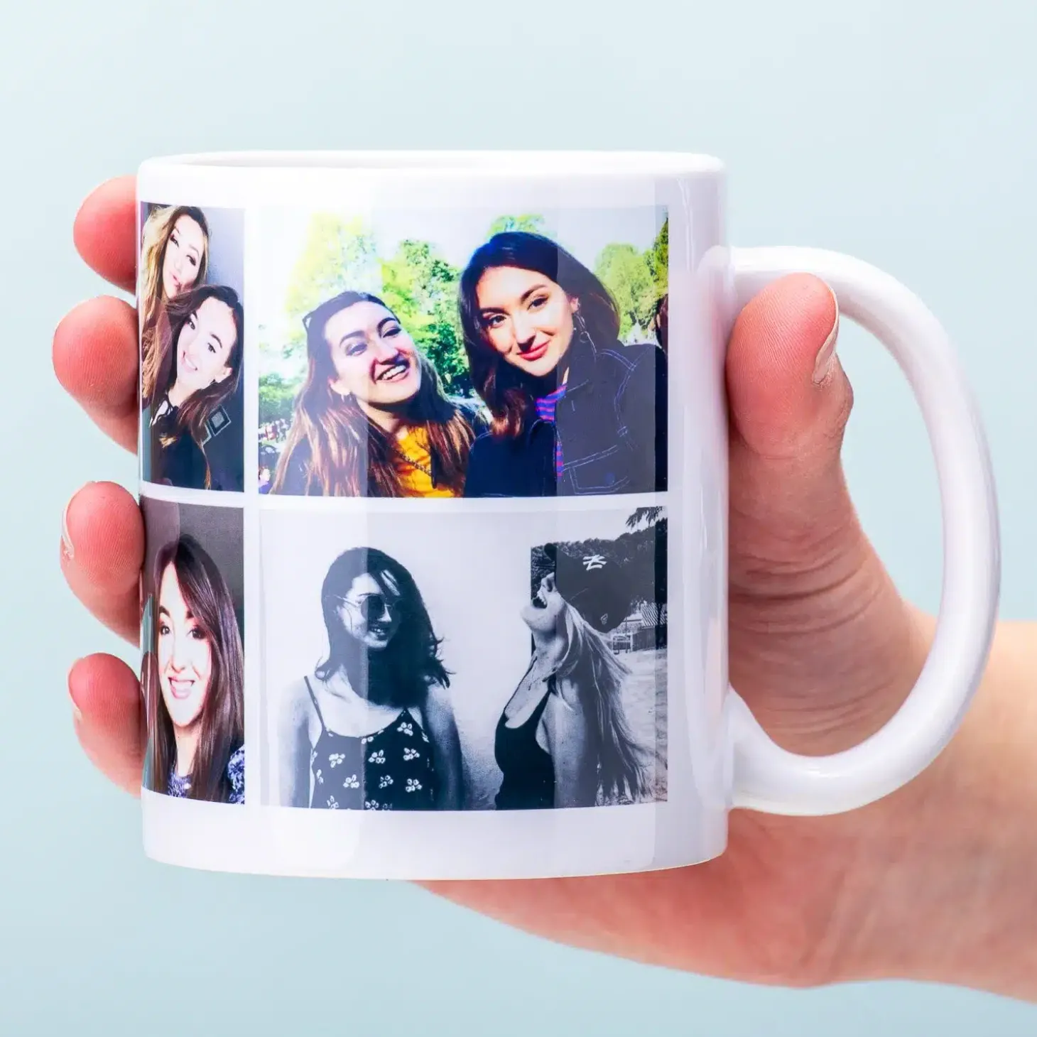 Gepersonaliseerde fotomok met zes afbeeldingen