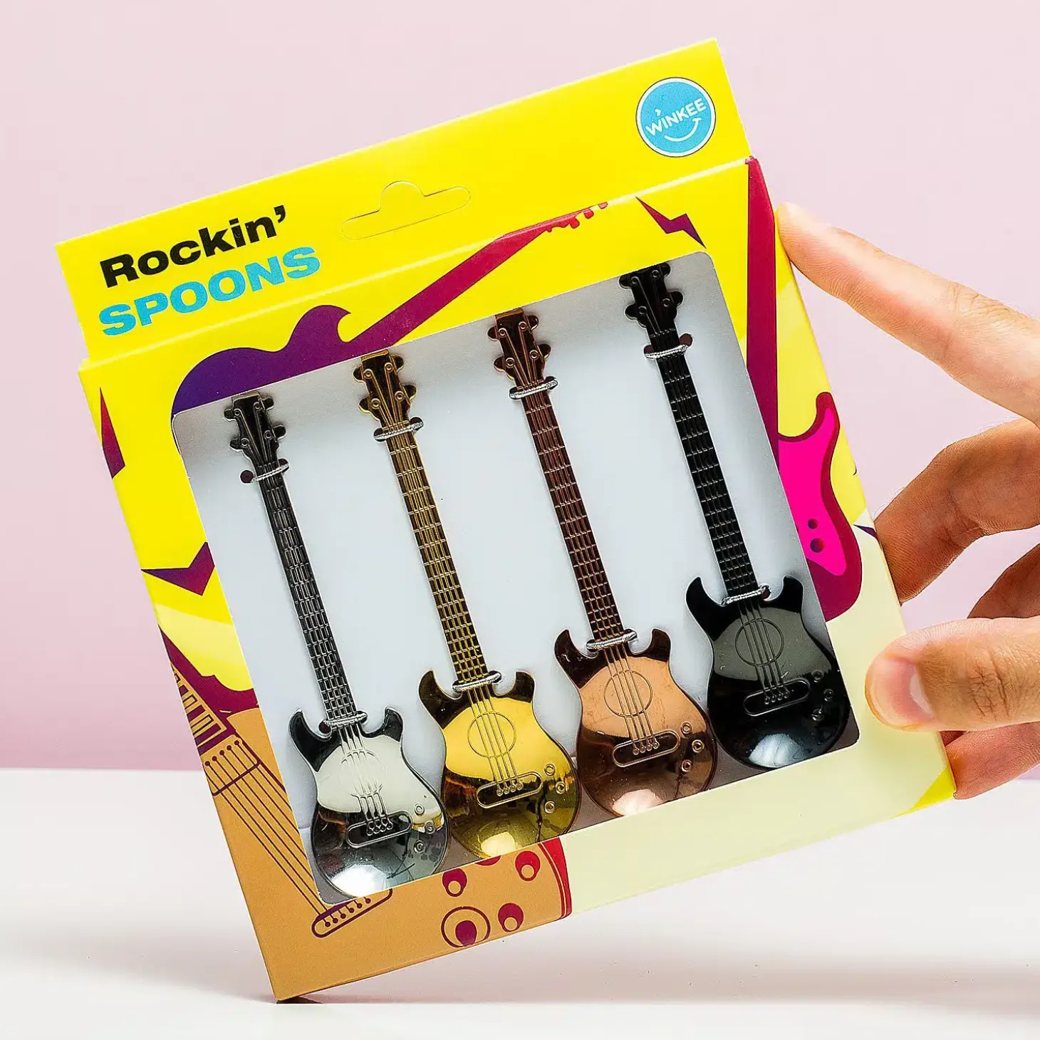 Gitaar theelepels (set van 4)