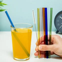 Glazen rietjes (set van 6)