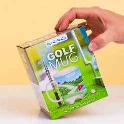 Golf mok met golfclub en bal