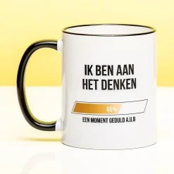 Ik ben aan het denken mok