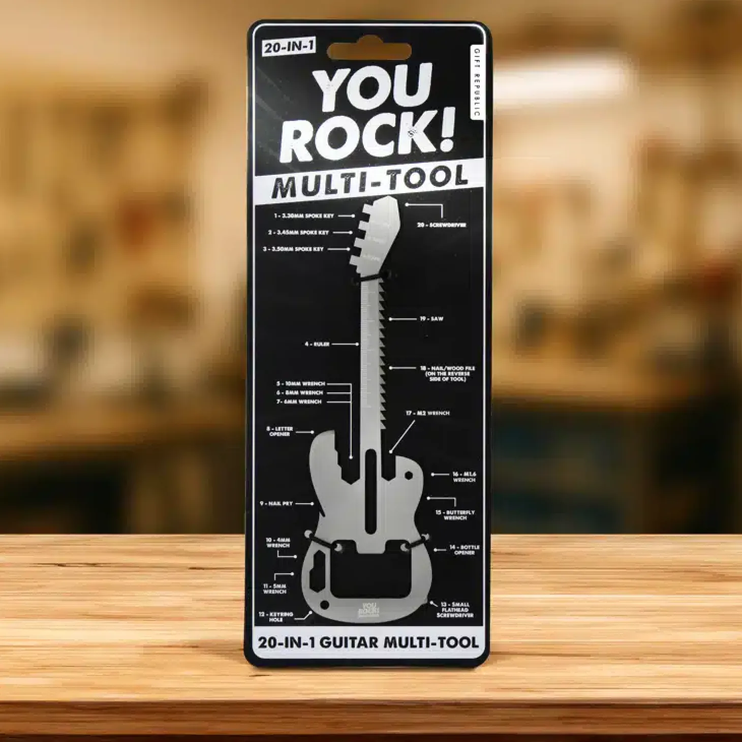 20-in-1 gitaar multitool