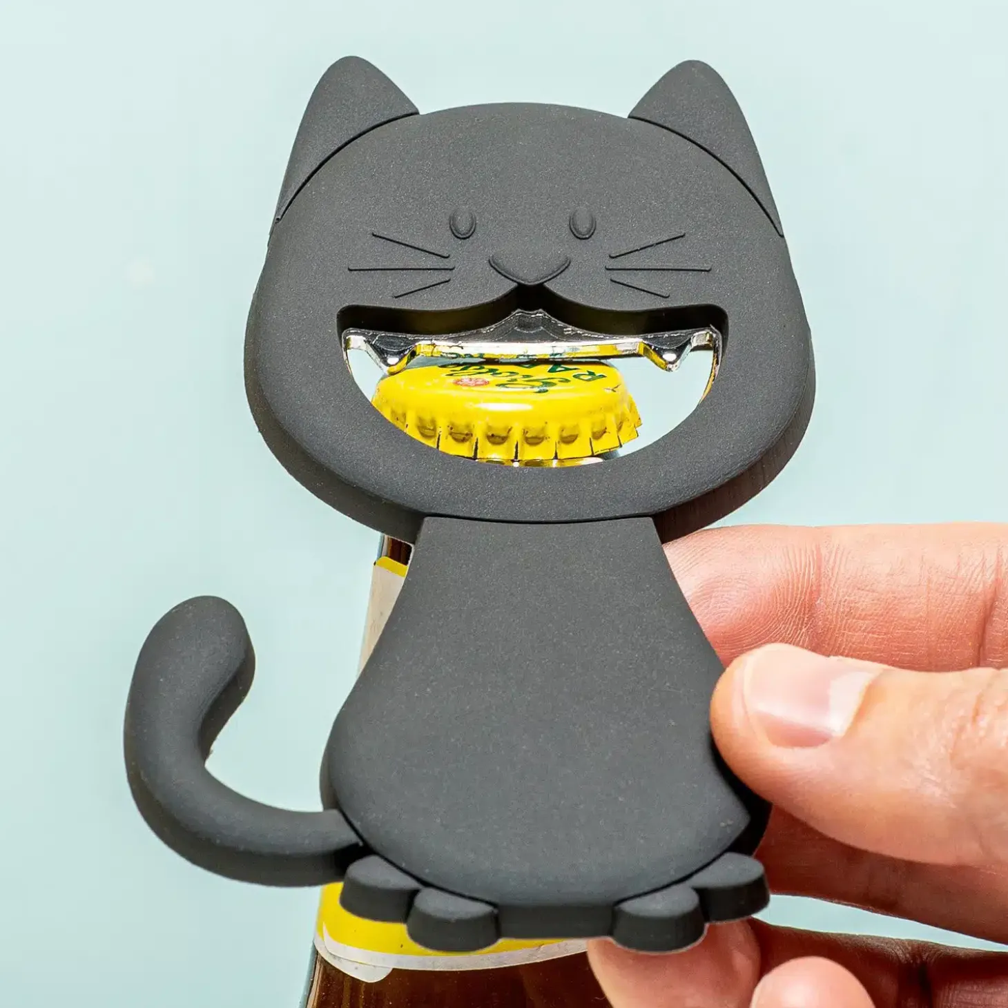 Kat magnetische flesopener