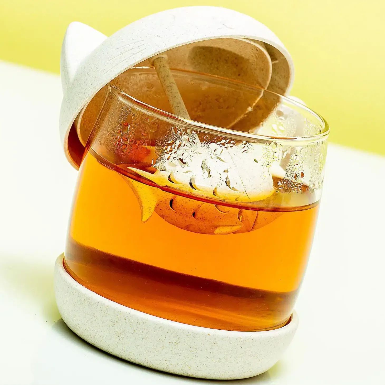 Kat theekop met infuser