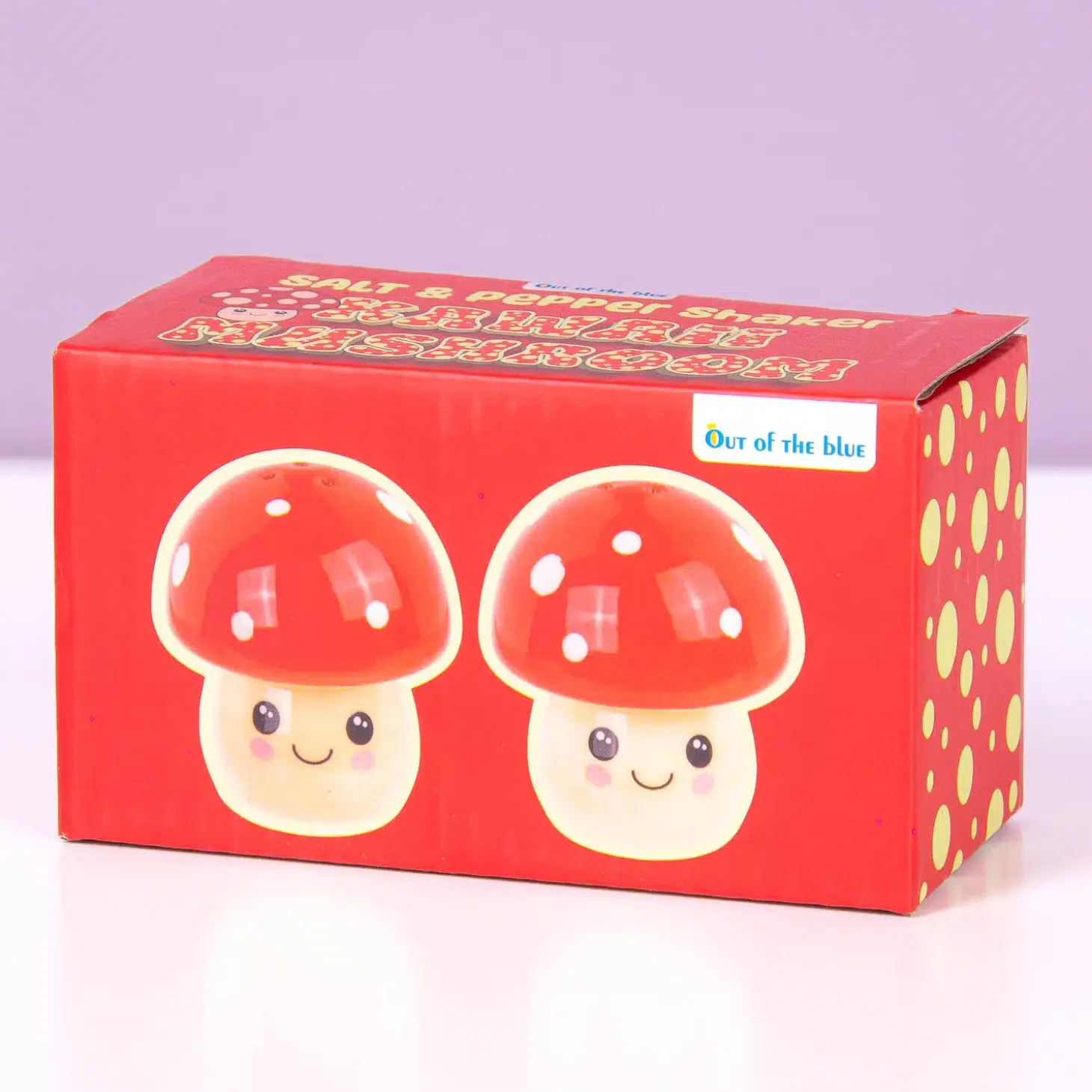 Kawaii paddenstoelen peper- en zoutstel