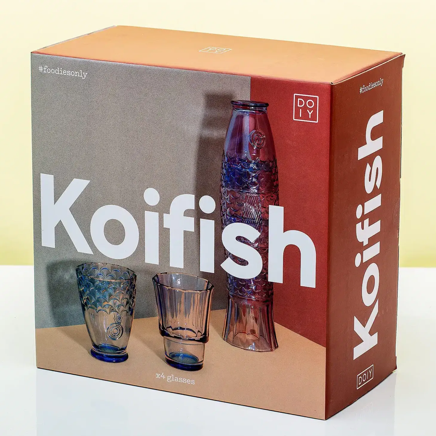 Koi glazen (set van 4)
