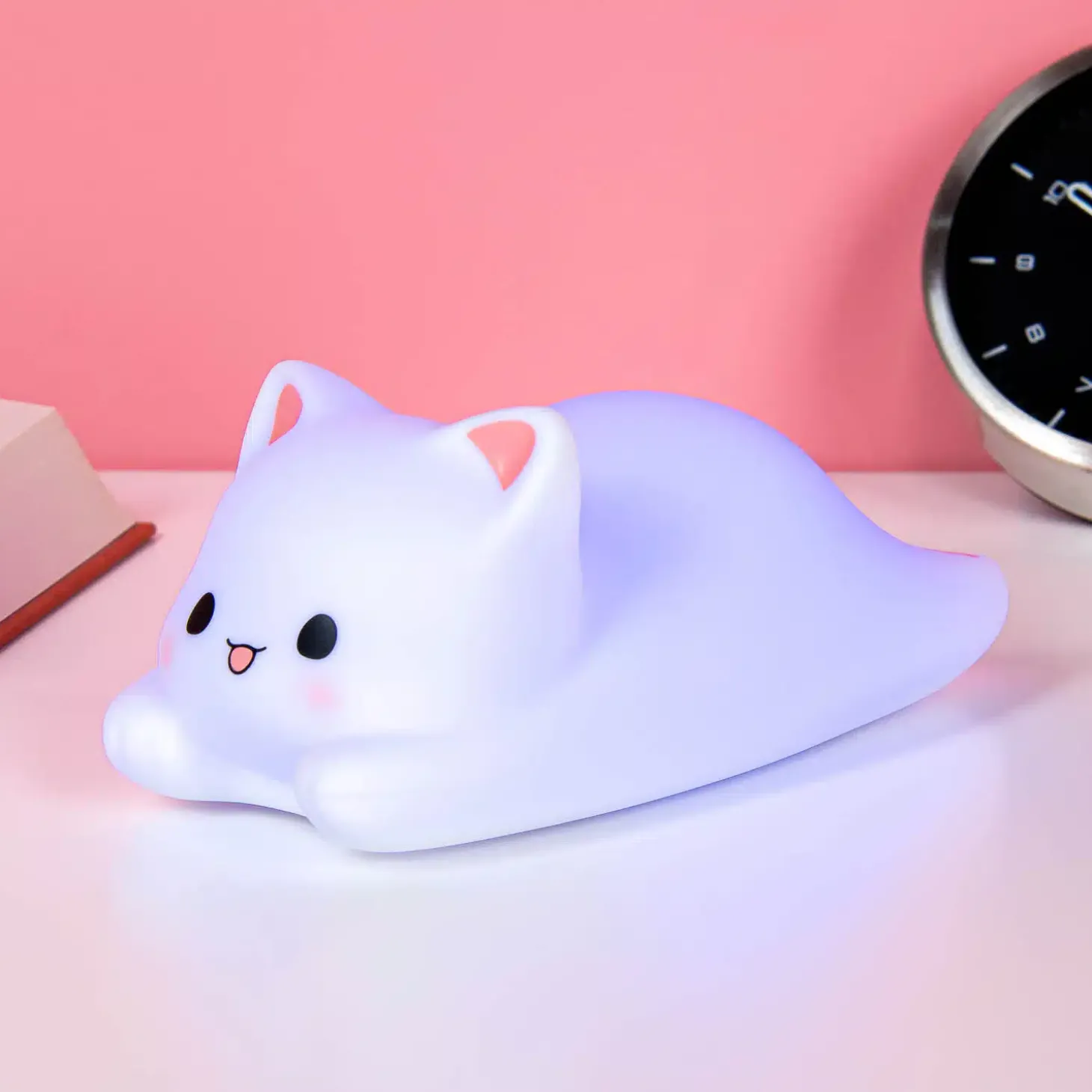 Liggende kat nachtlampje