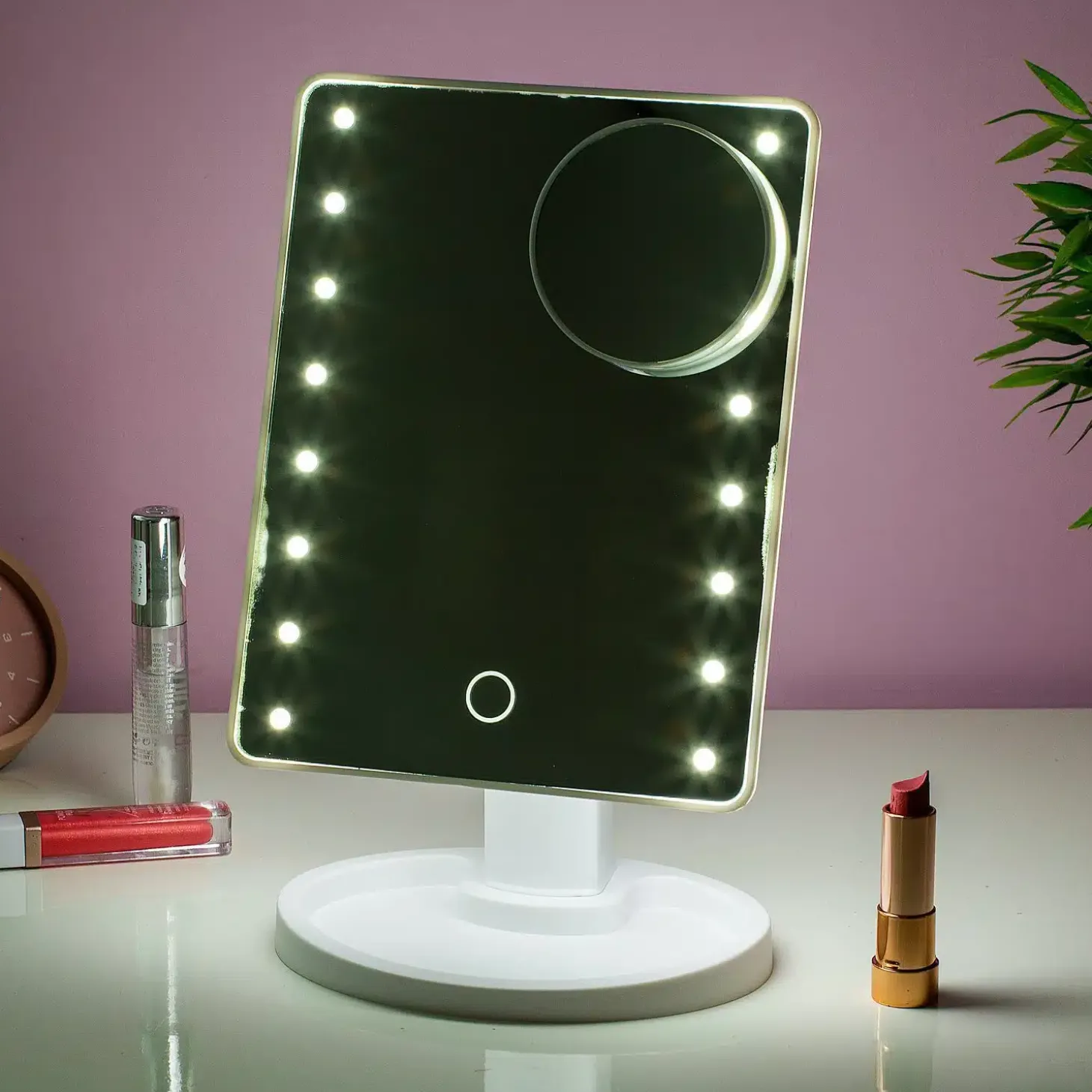 Make-up spiegel met verlichting