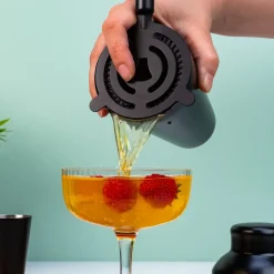 Matzwarte cocktailshakerset