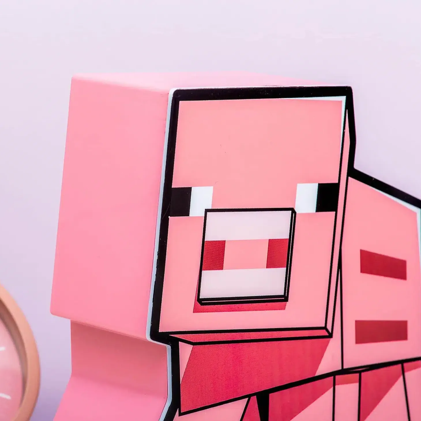 Minecraft Pig boxlamp