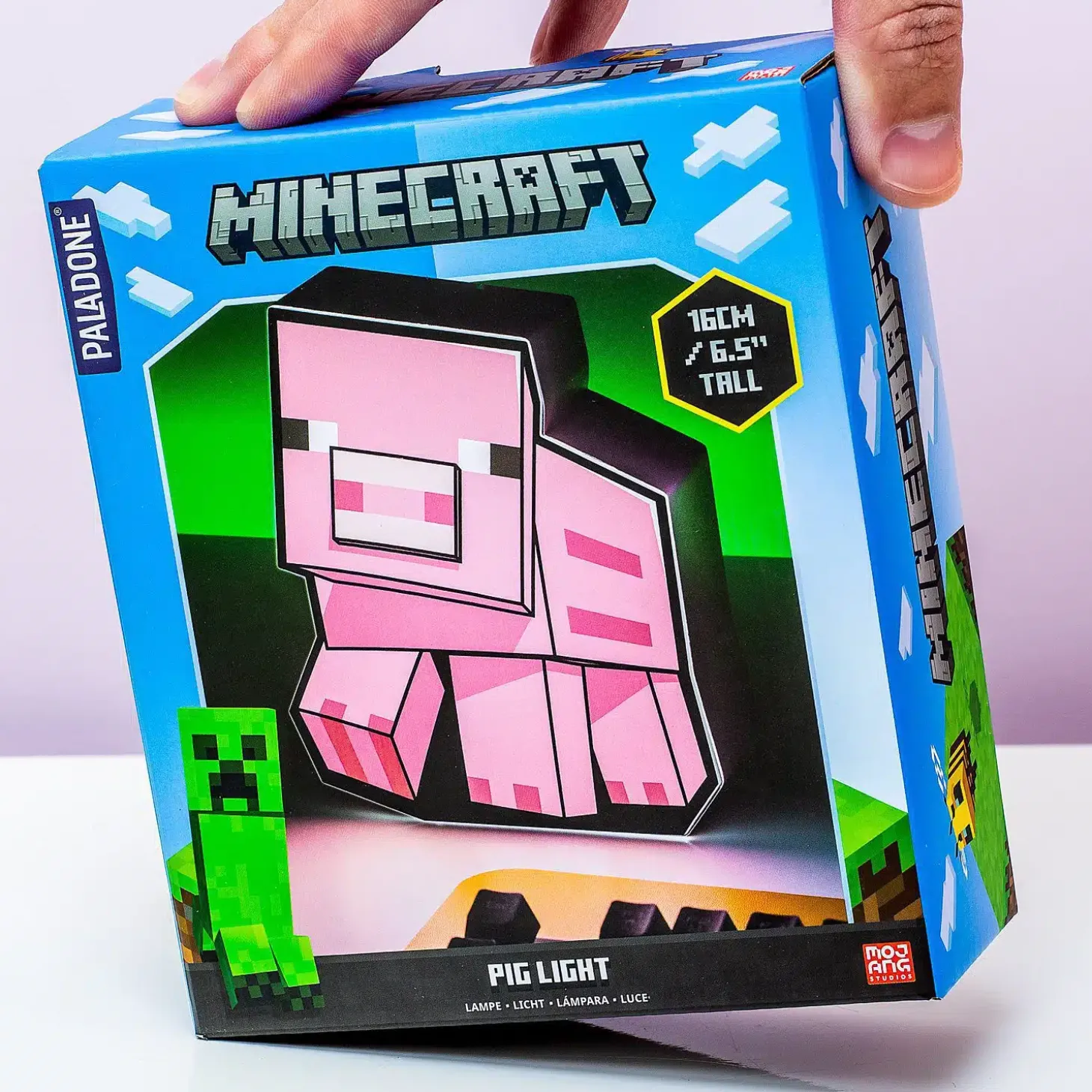 Minecraft Pig boxlamp
