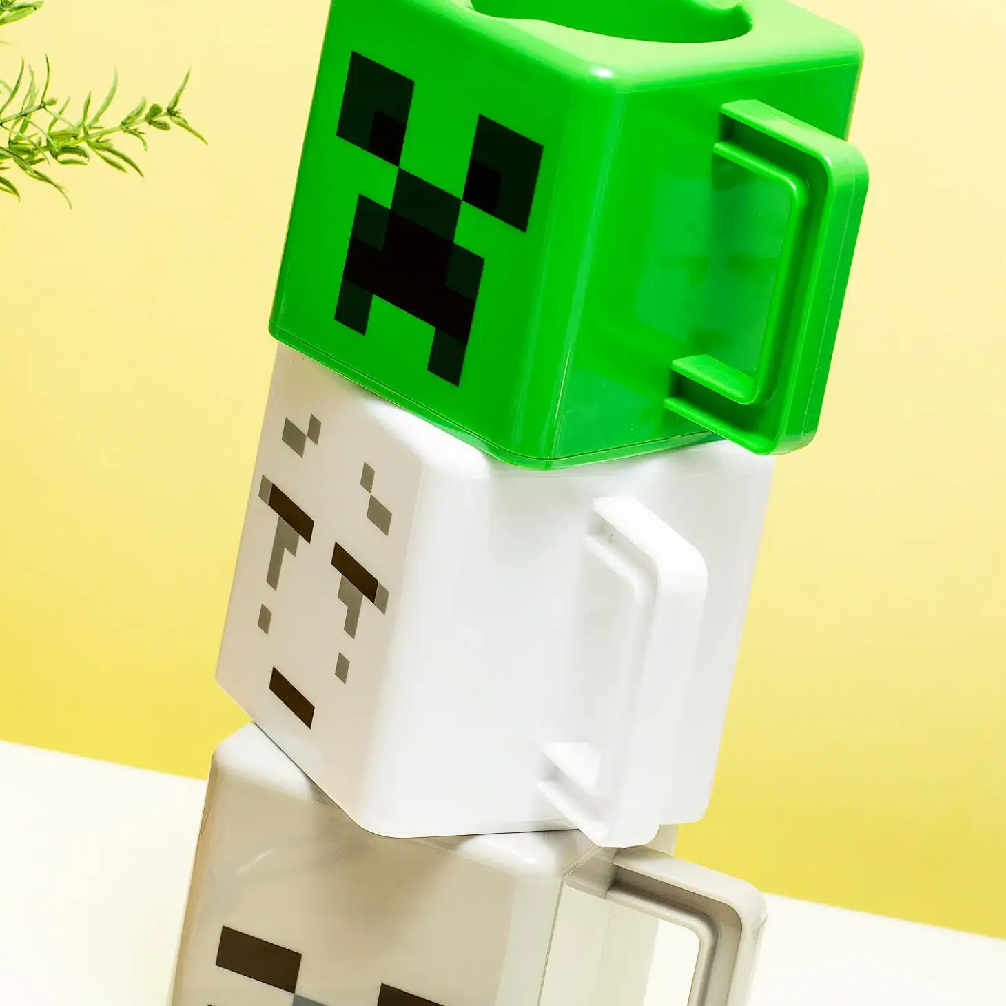 Minecraft Stapelbare mokken (set van 3)