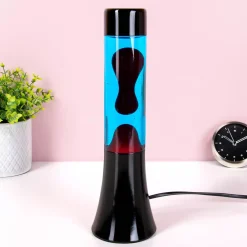 Mini lavalamp blauw en rood