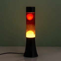 Mini lavalamp rood en geel