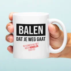 Mok Balen dat je weg gaat