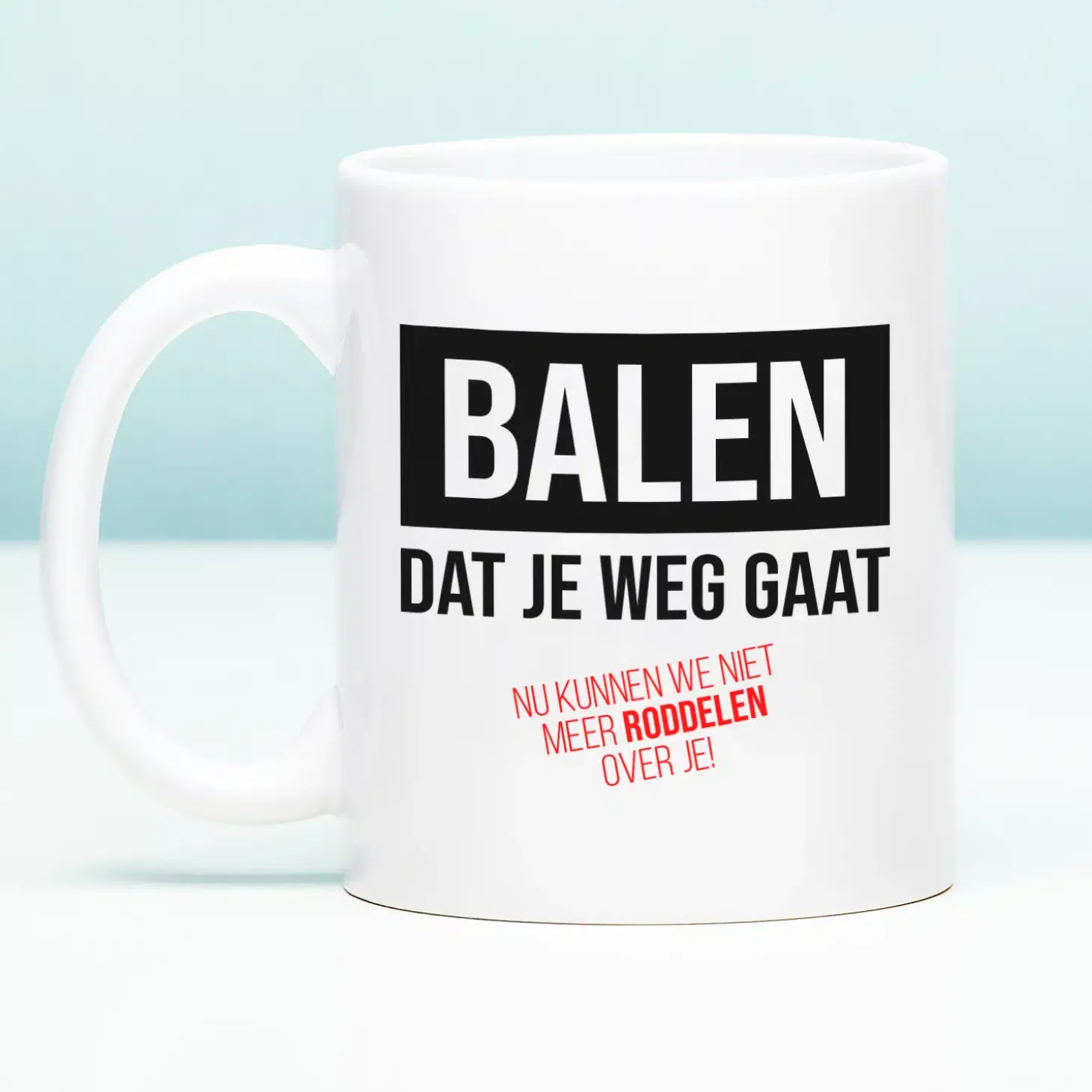 Mok Balen dat je weg gaat