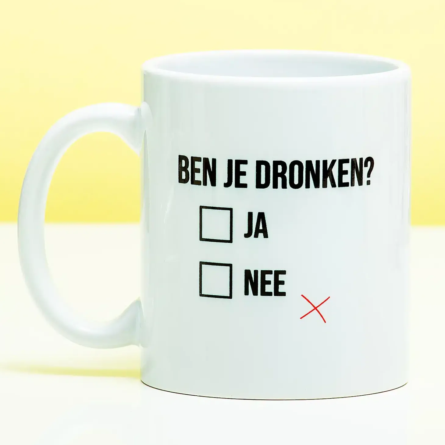 Mok Ben je dronken