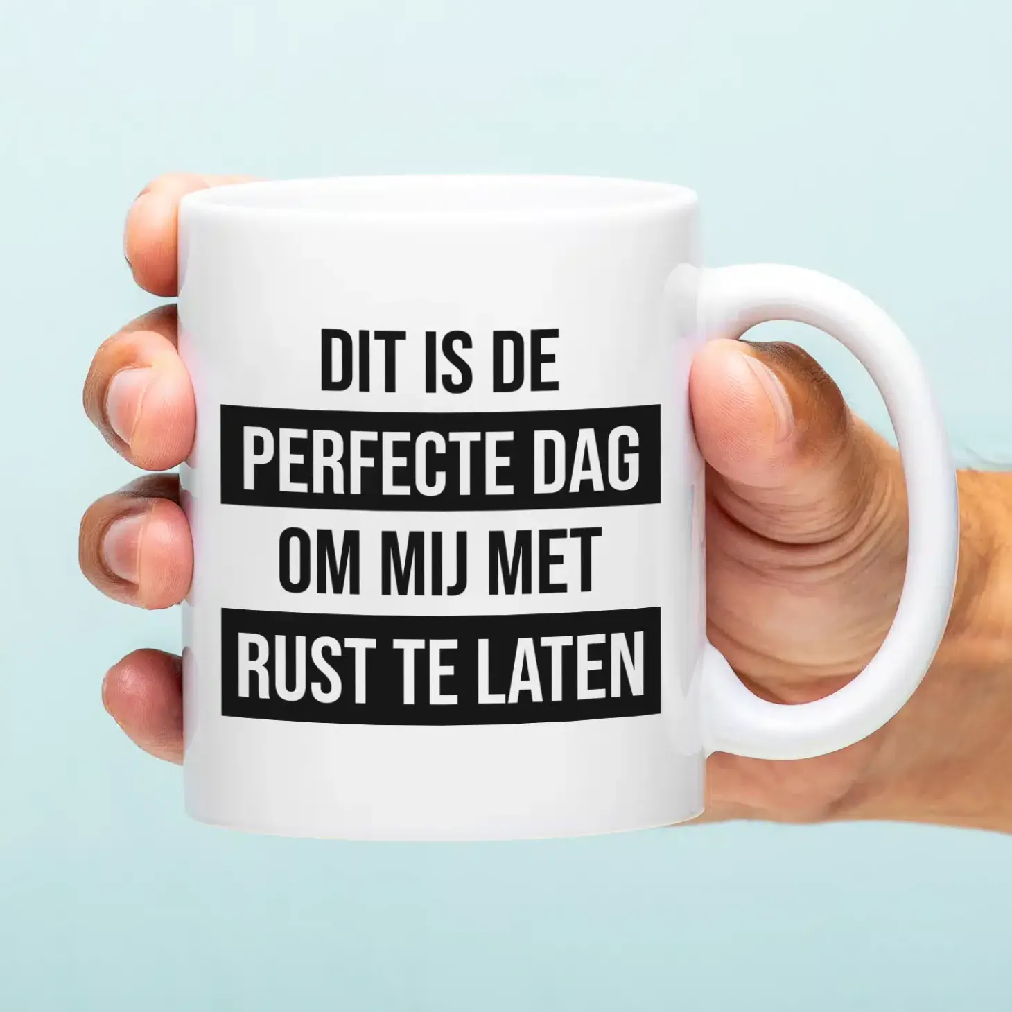 Mok Dit is de perfecte dag om mij met rust te laten