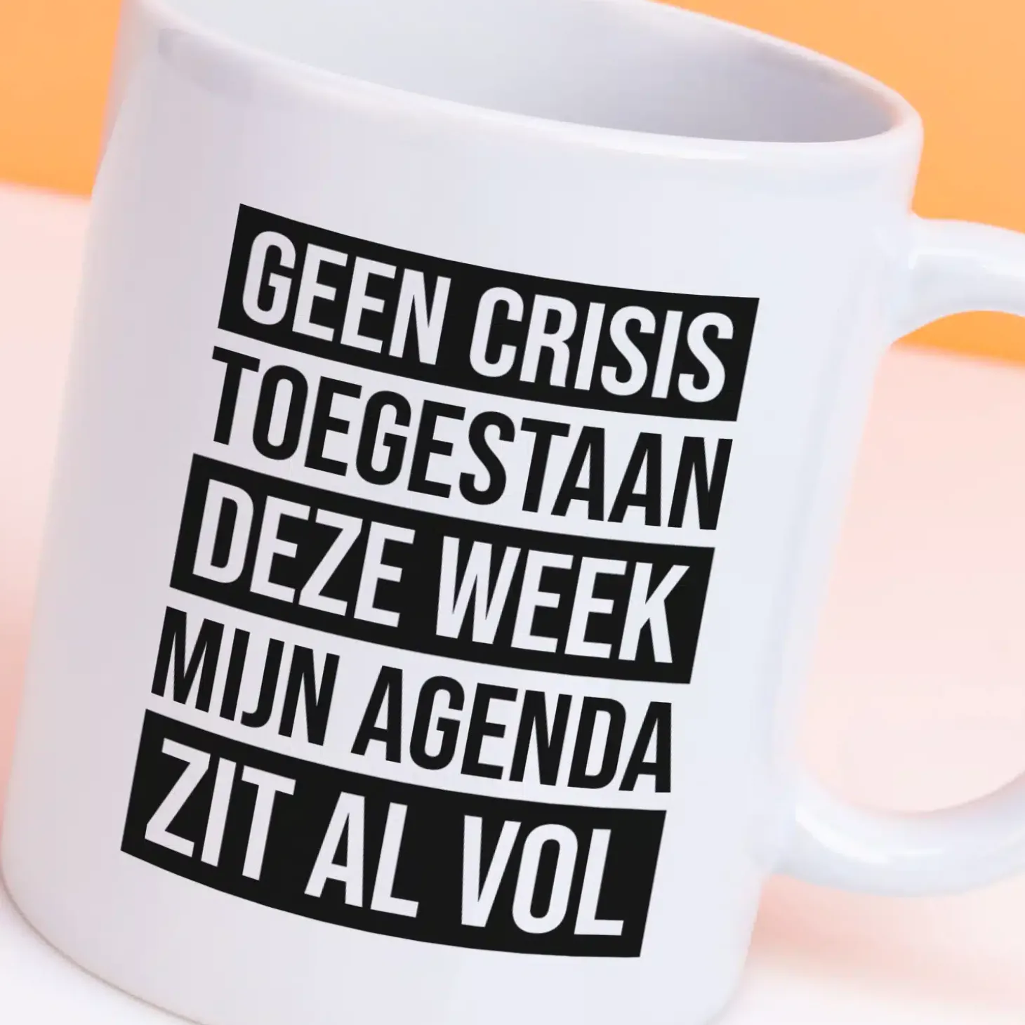 Mok Geen crisis toegestaan deze week