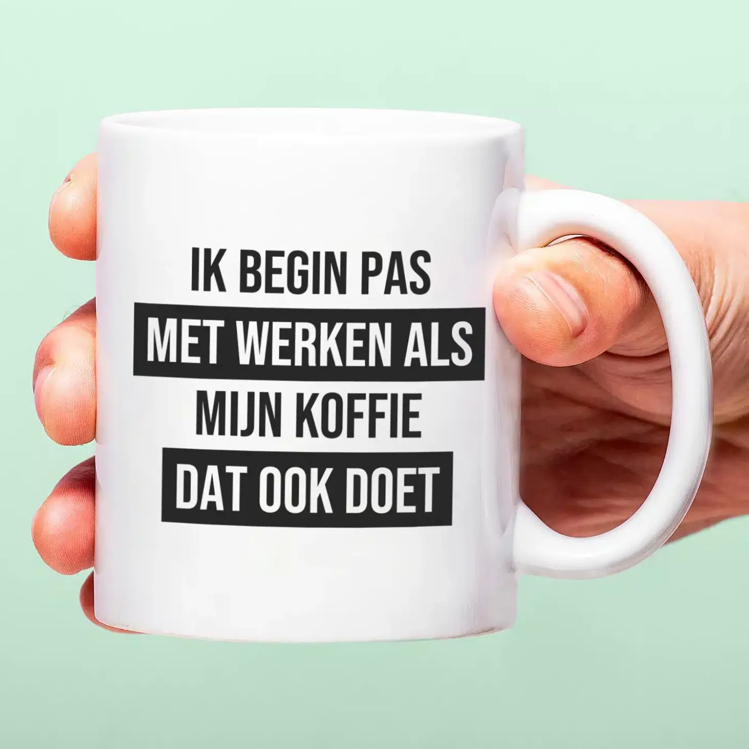 Mok Ik begin pas met werken
