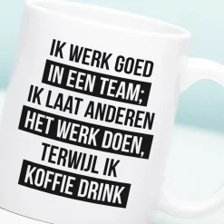 Mok Ik werk goed in een team