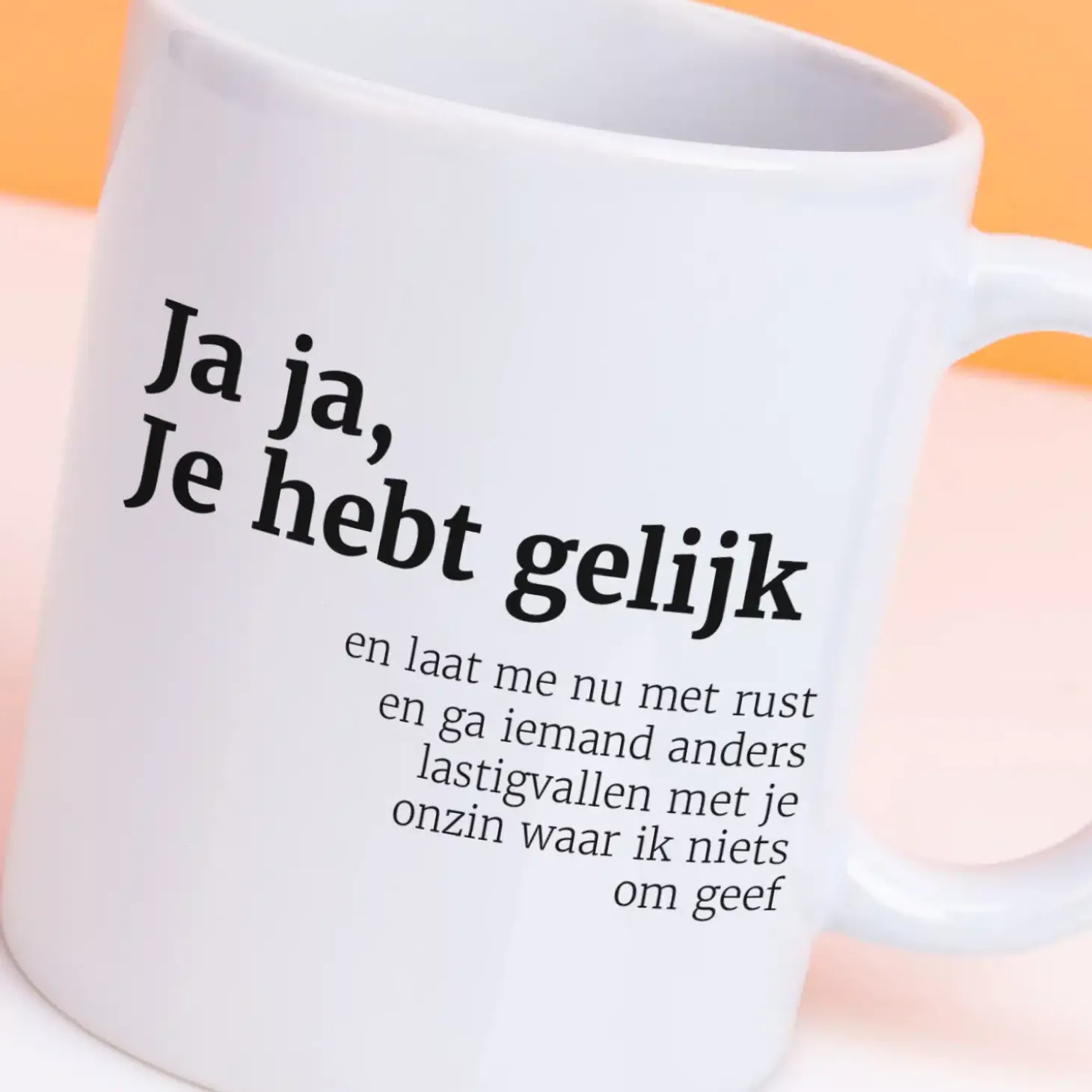 Mok Ja ja, je hebt gelijk