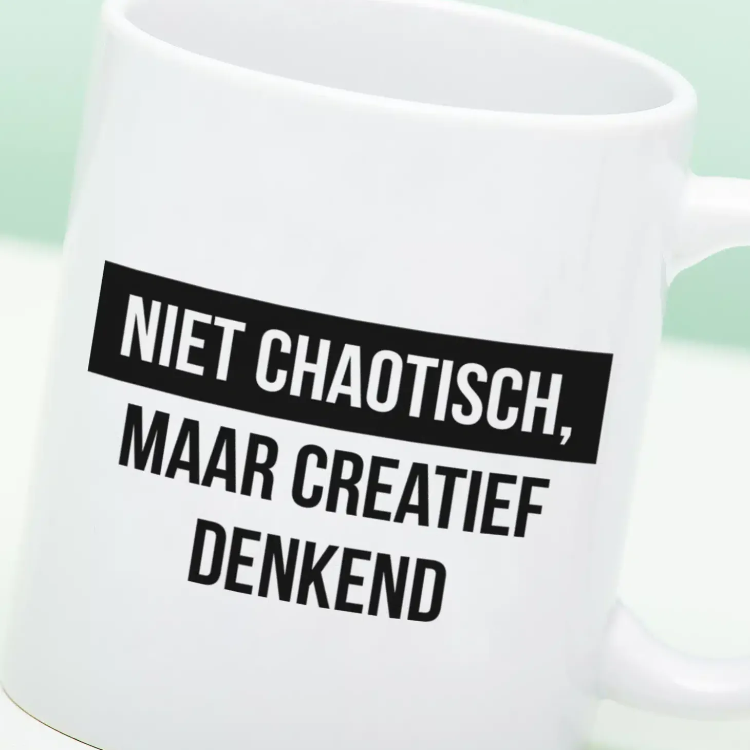 Mok Niet chaotisch, maar creatief denkend