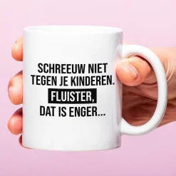 Mok Schreeuw niet tegen je kinderen