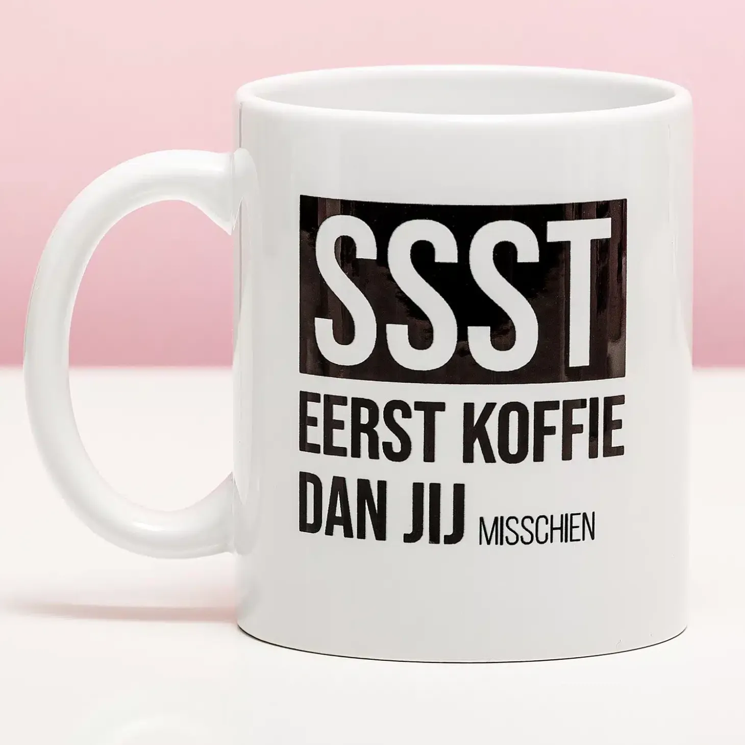 Mok Ssst eerst koffie