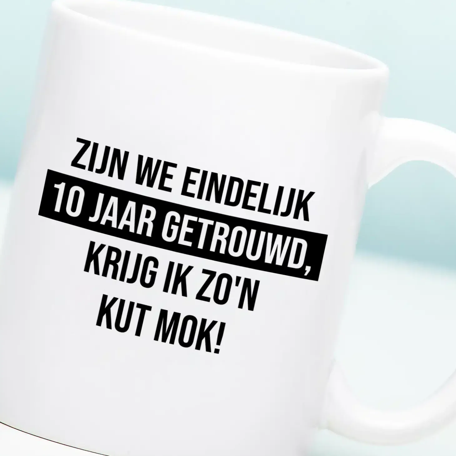 Mok Zijn we eindelijk zoveel jaar getrouwd