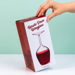 Omgekeerd wijnglas